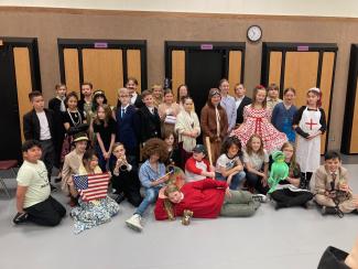 5th Grade Students in Costume