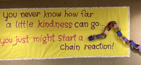 You Never know how far a little kindness can go. . . you just might start a chain reaction