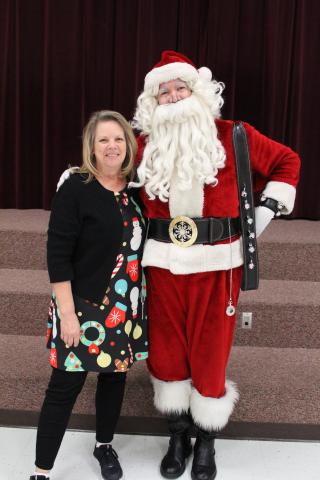 Santa and Mrs Huffaker