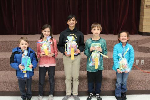 Five Students who participated in Reflections