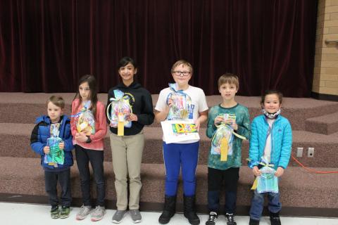 Six students who participated in Reflections