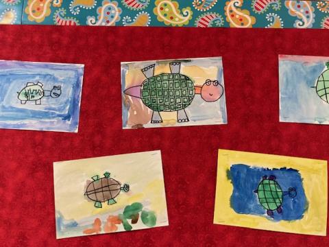 Bulletin Board: Four Turtles