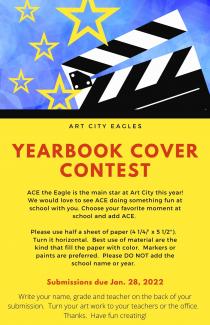 Yearbook Cover Contest Flyer